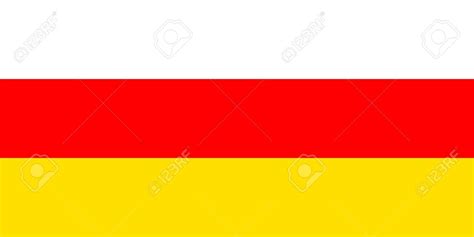 Flag of South Ossetia in proportions and colors vector. , #Sponsored, # ...