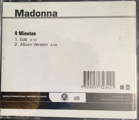 Madonna – 4 Minutes (2008, CD) - Discogs