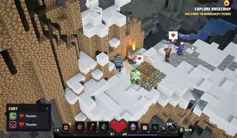 Minecraft Dungeons DLC Howling Peaks Announced at Minecraft Live