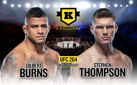 UFC 264: Gilbert Burns ser ut att möta Stephen Thompson