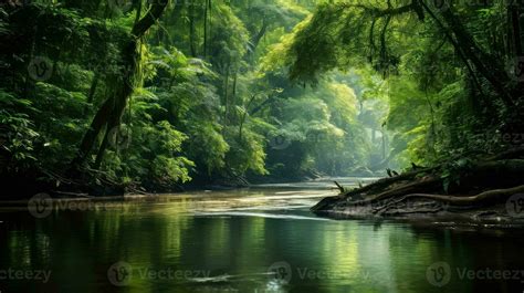 nature brunei rainforest pristine ai generated 32434346 Stock Photo at ...