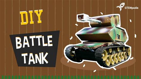 How to make a Cardboard Tank | DIY RC Tank | Battle Tank at Home