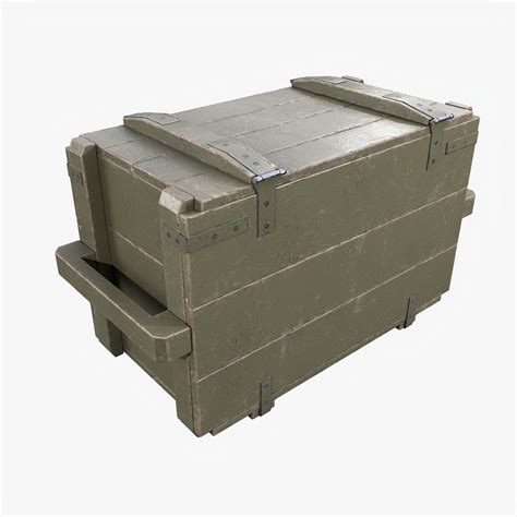 Military Crate 01 3D Model - TurboSquid 1848027