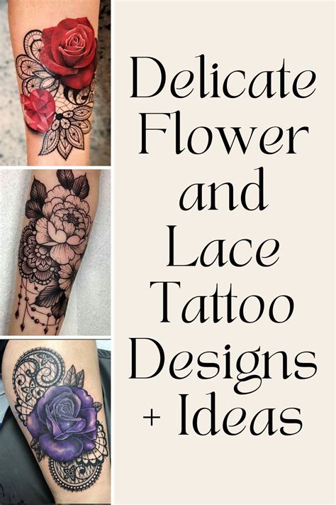 Flower Watercolor Lace Tattoo | Best Flower Site