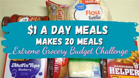 How to Eat for $1 a Day | EXTREME GROCERY BUDGET CHALLENGE | $1 A DAY MEALS – Instant Pot Teacher