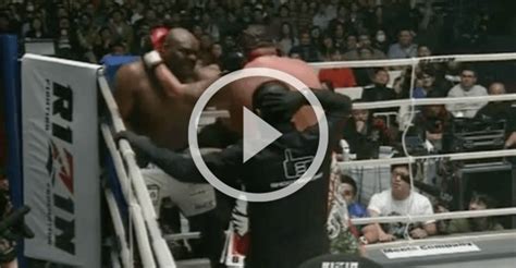 REPLAY! Bob Sapp and Akebono get into bloody slugfest | BJPenn.com