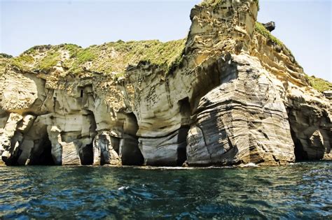 This is a part of the rougher part of the Amalfi Coast where waves have ...