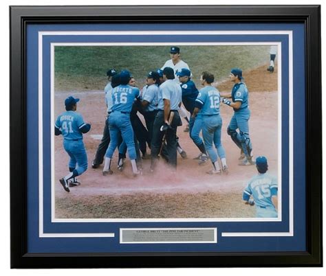 George Brett 1983 Kansas City Royals "The Pine Tar Incident" 22x27 ...