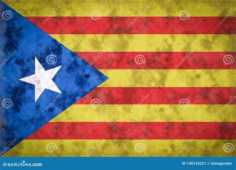 Independence Catalonia Flag Stock Illustration - Illustration of ...