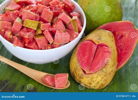 Guava fruit salad stock image. Image of cutout, concept - 37581477