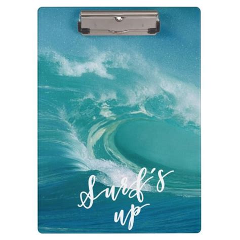 Surf's Up | Fun Typography & Quote Clipboard #surfing #surfsup #quotes #beachlife #waves # ...