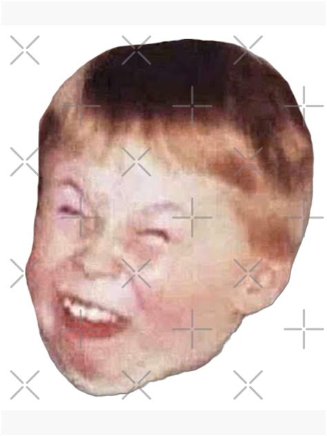 "Little Kid Redhead Fat Laughing Mocking Funny Meme Face" Poster by TheMemePlug | Redbubble