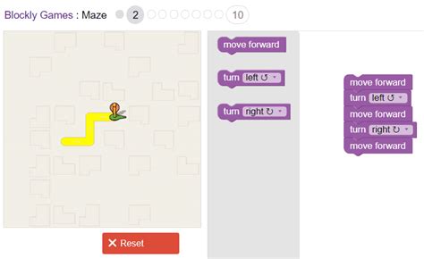 How to solve (solution) Google's Blockly Future Programmers Game: Maze Level | Our Code World