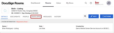How do I sign documents in DocuSign, as an agent in the DocuSign Room? – KW Answers