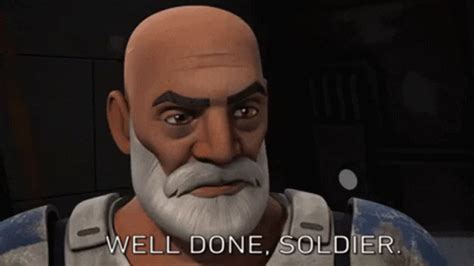 Star Wars Captain Rex GIF - Star Wars Captain Rex Well Done Soldier - Discover & Share GIFs