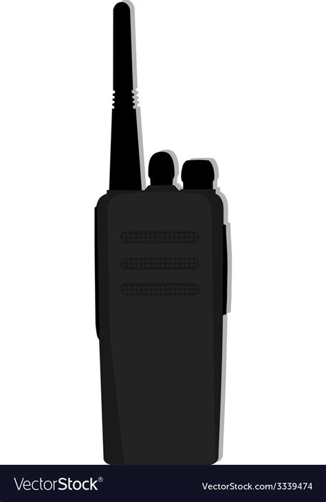 Walkie talkie Royalty Free Vector Image - VectorStock