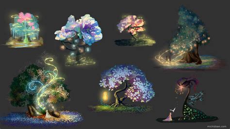 ArtStation - Magic Trees