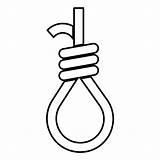 Noose Drawing sketch template