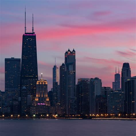 Chicago skyline at sunset | Smithsonian Photo Contest | Smithsonian Magazine