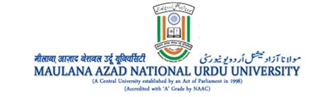 Maulana azad national urdu university Recruitment 2017 ~ Indian Government Jobs