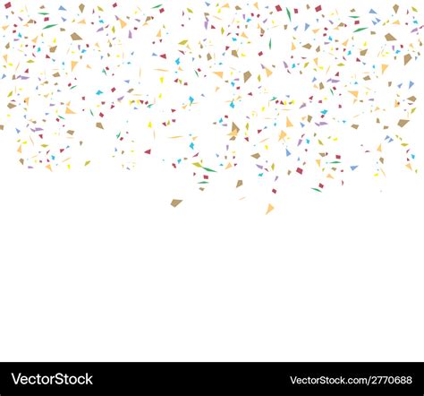 Birthday background with confetti Royalty Free Vector Image