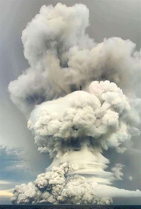 Tonga volcano: Plume reached halfway to space