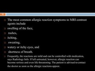 MRI Contrast Agent & Its Principle | PPT