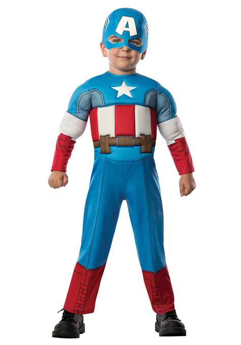 Toddler Deluxe Captain America Costume