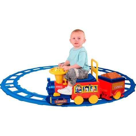 National Products 6v Talking Ride On Train With Track | Riding Toys | Baby & Toys | Shop The ...