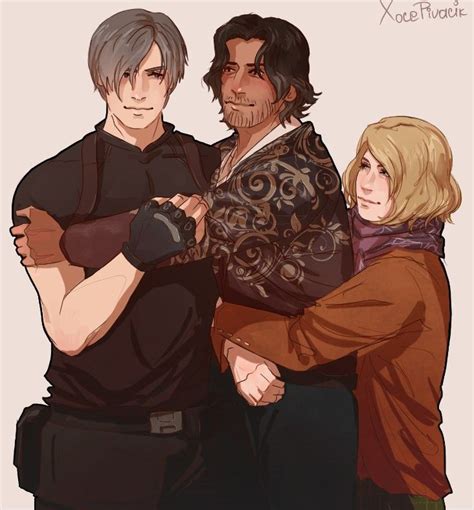 Luis Serra, Ashley Graham, Leon Kennedy | Resident evil leon, Resident evil game, Resident evil ...