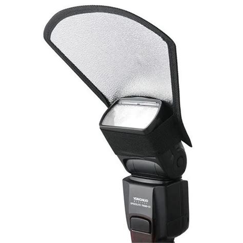 Camera Flash Reflector Bounce Card Diffuser External Softbox Speedlite Accessory Camera ...