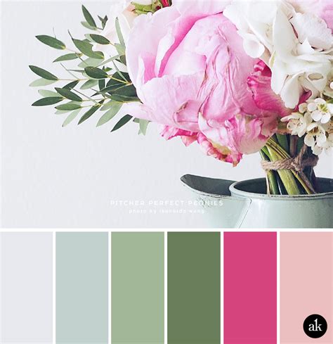 a peony-inspired color palette — Creative brands for creative people ...