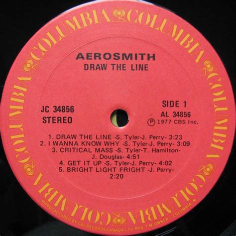 Aerosmith – Draw The Line – Vinyl Pursuit Inc