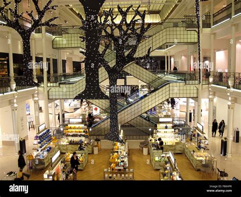 Le Bon Marche Department store, Christmas decoration, Paris, France,t ...