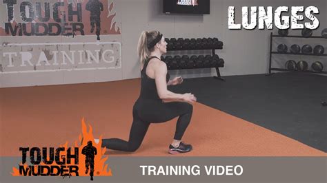 Lunge Variations: Jumping Lunges | Tough Mudder Training - YouTube