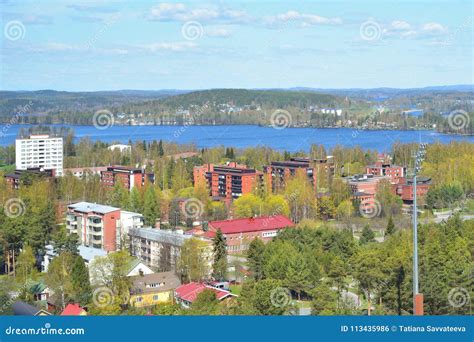 Jyvaskyla, Finland stock photo. Image of spring, buildings - 113435986