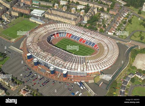 Aerial view of Hampden Park Stadium in Glasgow, Scotland's National Stock Photo: 5652626 - Alamy