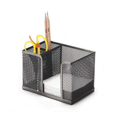 Desk Organizer Mesh Black 3 Compartment Studmark