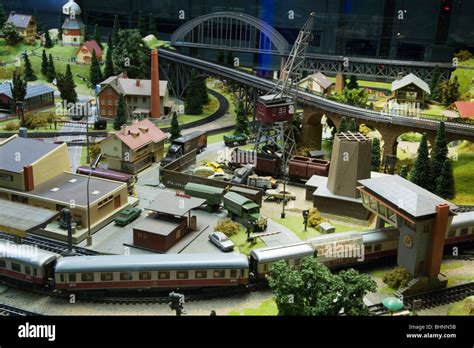 HO Scale Electric Model Toy train Large scale train set. Dresden Germany Stock Photo - Alamy