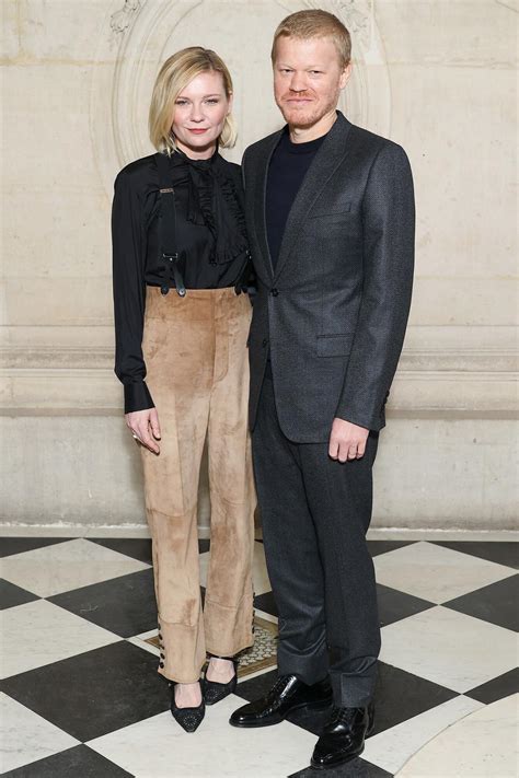 Kirsten Dunst and Jesse Plemons Step Out Together for Dior Show During ...