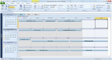 Formatting Calendar View in Project 2010 - Simon Sez IT