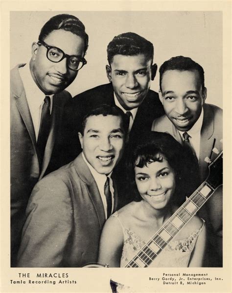 Smokey Robinson & The Miracles early promotional photo | Smokey ...