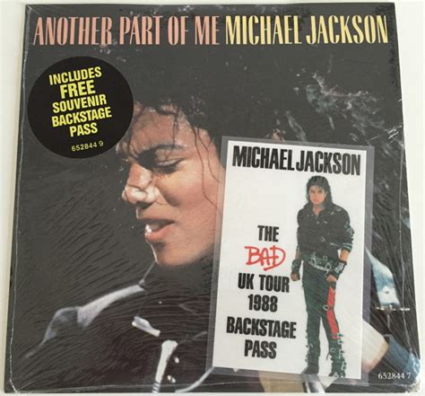 Michael Jackson – Another Part Of Me (1988, free backstage pass, Vinyl ...