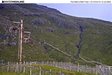 Webcam Skigebiet Glencoe Mountain - Skilift 'The Wall' 727 m ...