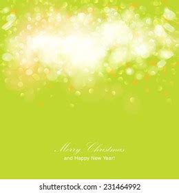 Green Christmas Lights Background Stock Illustration 231464992 ...