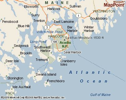 Seal Harbor, Maine Area Map & More