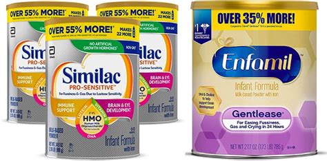 Similac Pro-Sensitive Enfamil Gentlease: Similac Sensitive,, 44% OFF