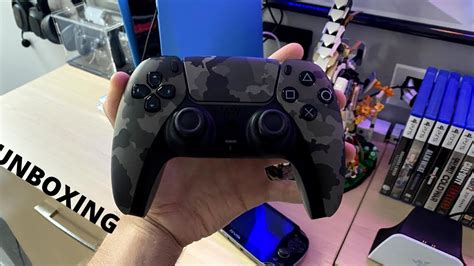 Playstation 5 DUALSENSE Camouflage Wireless CONTROLLER Unboxing (HIDDEN ...