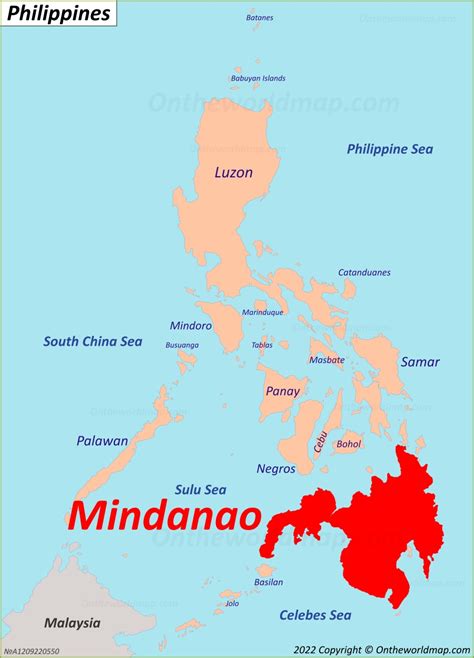 Mindanao Island Map | Philippines | Detailed Maps of Mindanao Island