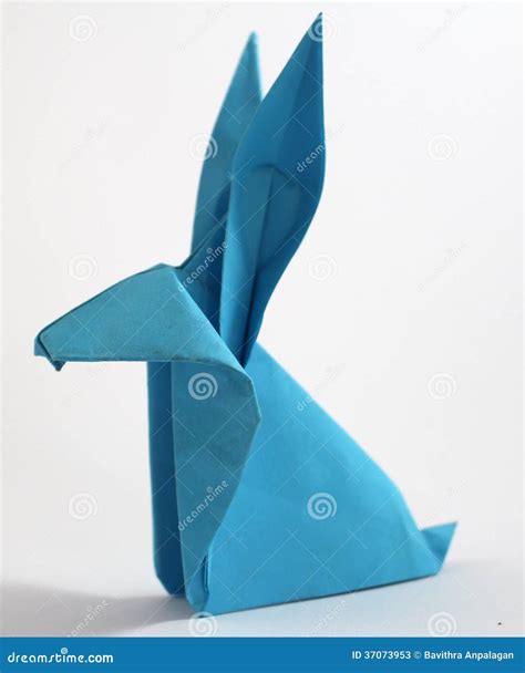 Origami rabbit stock image. Image of eps10, calendar - 37073953